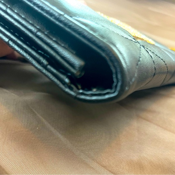 Bebe Black Quilted Wristlet - Picture 7 of 9